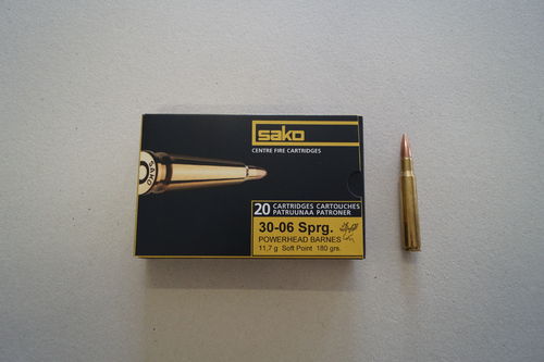 Munitions Sako cal 30-06 Spr - 180 grs Powerhead x 20