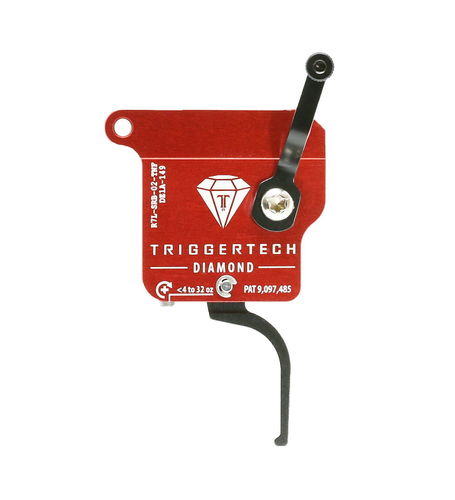 Détente Triggertech Diamond noire pour boîtiers customs gaucher (droite)