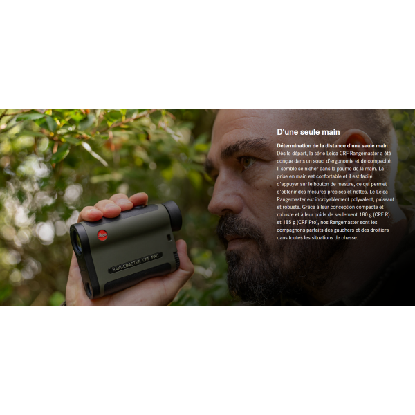 Télémètre Leica Rangemaster CRF PRO
