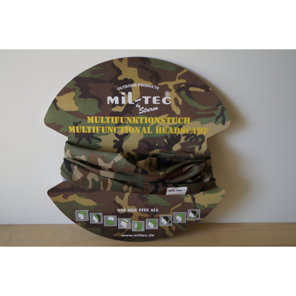 Col tout-en-un woodland MIL-TEC