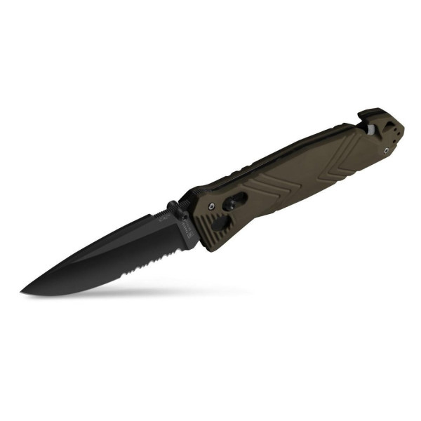 Couteau CAC Serration PA6 Kaki