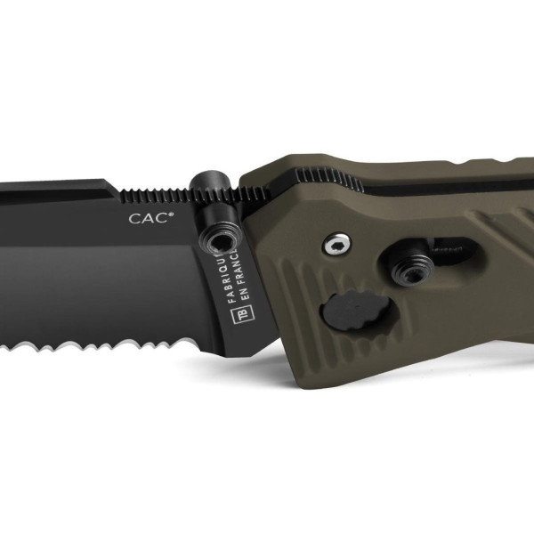 Couteau CAC Serration PA6 Kaki