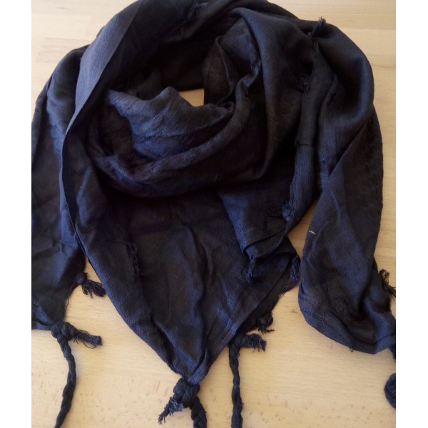 Shemagh bleu foncé / noir MIL-TEC