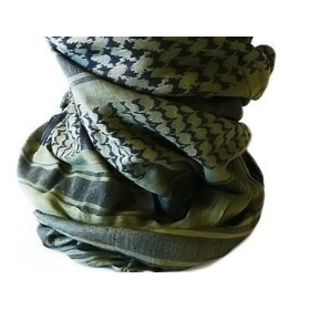 Shemagh Vert olive / noir MIL-TEC