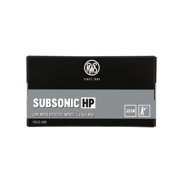 Munitions RWS Subsonic HP 22 LR x 500