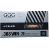 Munitions GGG cal 308 Win - 175 grs HPBT Match x 20