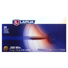 Munitions Lapua cal 308 Win - 175 grs Scenar L x 50