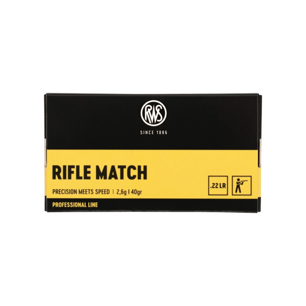 Munitions RWS 22 LR - Rifle Match x 500