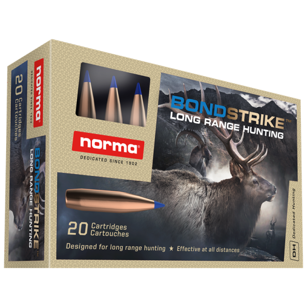 Munitions Norma cal 6.5 PRC - 143 grs Bondstrike Extrême x 20