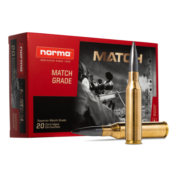 Munitions Norma Diamond Line cal 338 NM - 300 grs HPBT Match x 20