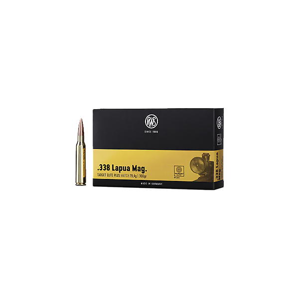 Munitions RWS TEP cal 338 LM - 300 gr HPBT Match x 20