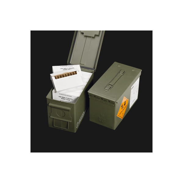 Munitions Sako M-LE cal 308 Win - 175 grs HPBT Match SUBSO x 400 en caisse M2A1