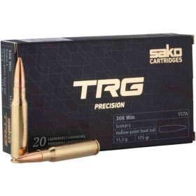 Munitions Sako TRG Precision cal 308 Win - 168 grs HPBT Match x 20