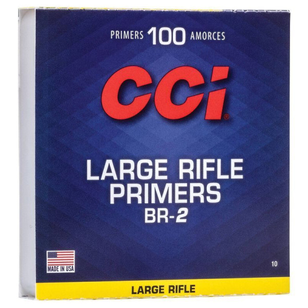 Amorces CCI BR2 Large Rifle Match x 1000