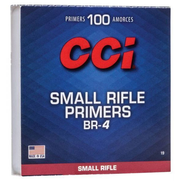Amorces CCI BR4 Small Rifle Match x 1000