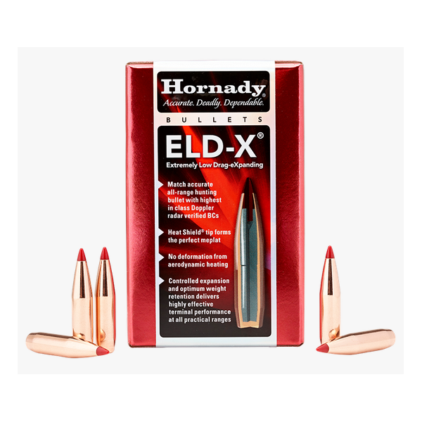 Balles Hornady ELD-X .264" - 143 grs x 100