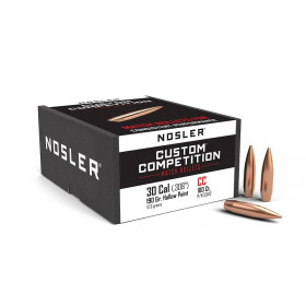 Balles Nosler Custom compétition .30" - 190 grs x 250