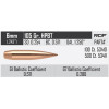 Balles Nosler RDF 6mm - 105 grs x 100