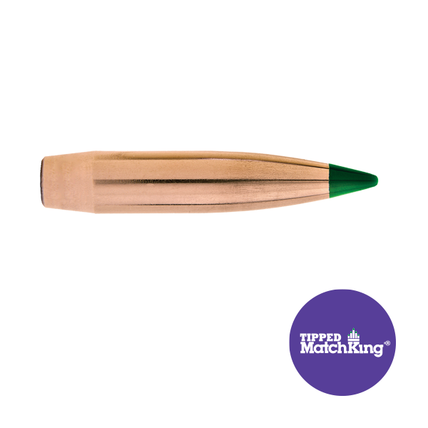 Balles Sierra Tipped Matchking .264" - 130 grs x 500
