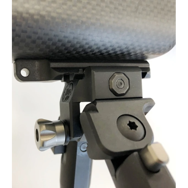 Bipied Tier One Tactical carbone 230 mm ( Pan/Tilt )