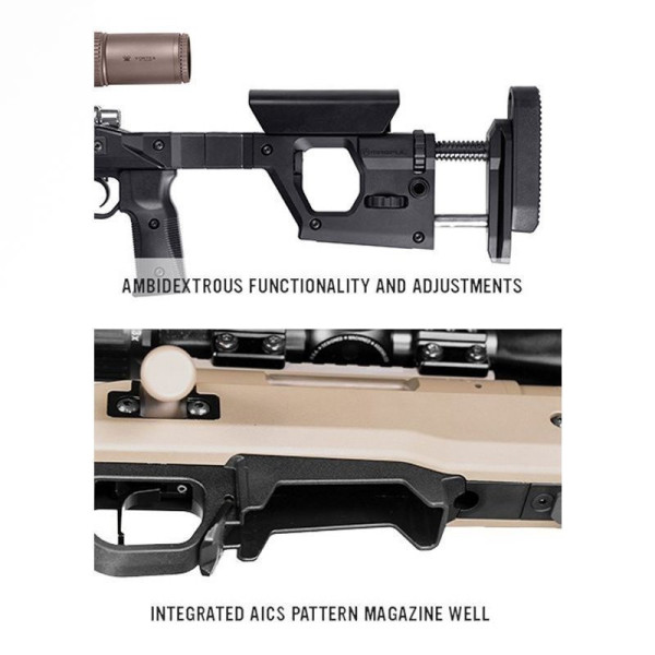 Châssis Magpul PRO 700 fixe pour Rem 700 LA