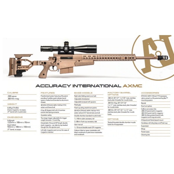 Accuracy International AXMC cal 338 LM
