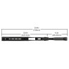 Châssis MDT HNT26 fixe pour Rem 700 SA