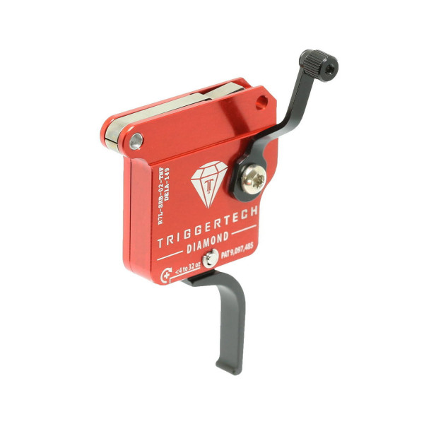 Détente Triggertech Diamond noire pour boîtiers customs gaucher (droite)