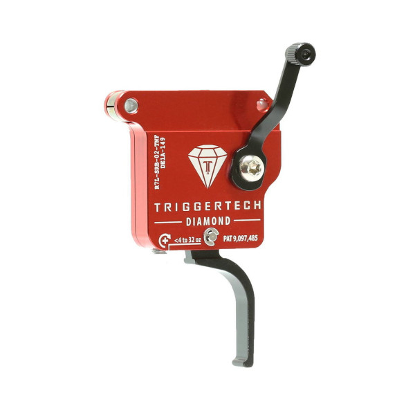 Détente Triggertech Diamond noire pour boîtiers customs gaucher (droite)