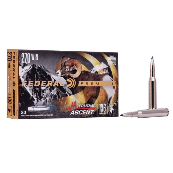 Munitions Federal Premium cal 7 PRC - 170 grs Terminal Ascent x 20