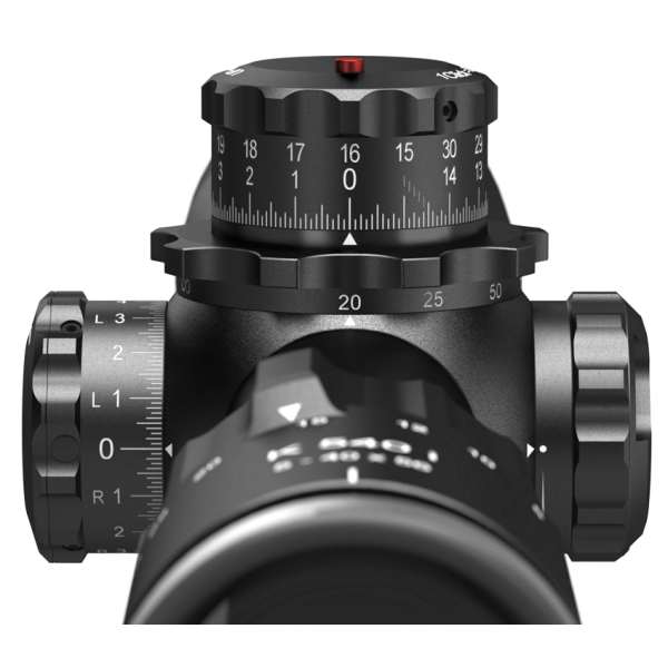 Kahles K540i - dérive à gauche - Réticule : SKMR4+  - Sens de rotation : CCW