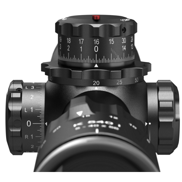 Kahles K540i DLR - dérive à gauche - Réticule : SKMR4+  - Sens de rotation : CCW