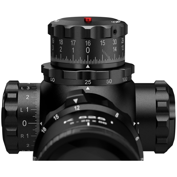 Kahles K525i - dérive à gauche - Réticule: SKMR - Rotation: CCW - Déclinaison: DEC0000134