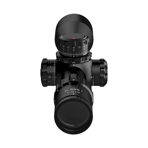 Kahles K525i - dérive à gauche - Réticule: Tremor3 - Rotation: CCW - Déclinaison: DEC0000134
