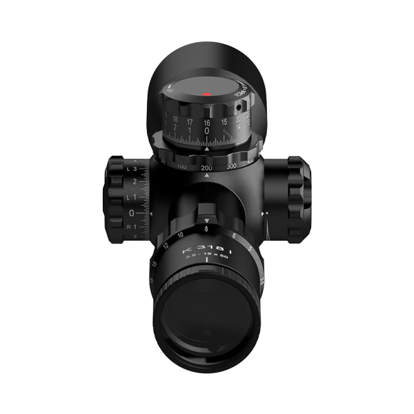 Kahles K318i - dérive à gauche - Réticule: Tremor3 - Rotation: CCW - Déclinaison: DEC0000131