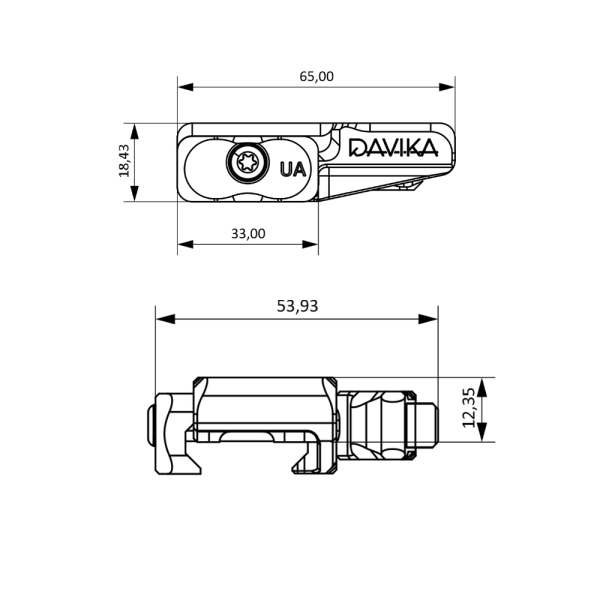 Support pour GARMIN XERO QD pour rail picatinny