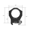 Colliers ARKEN Halo Titanium 30 mm médium361826849