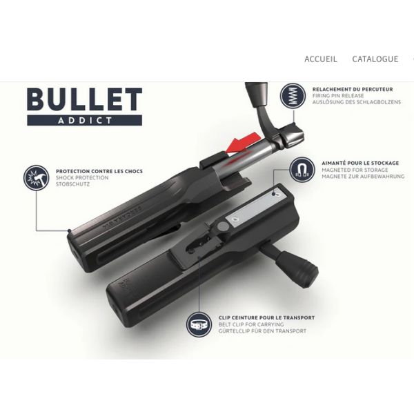 Étui de culasse aimanté