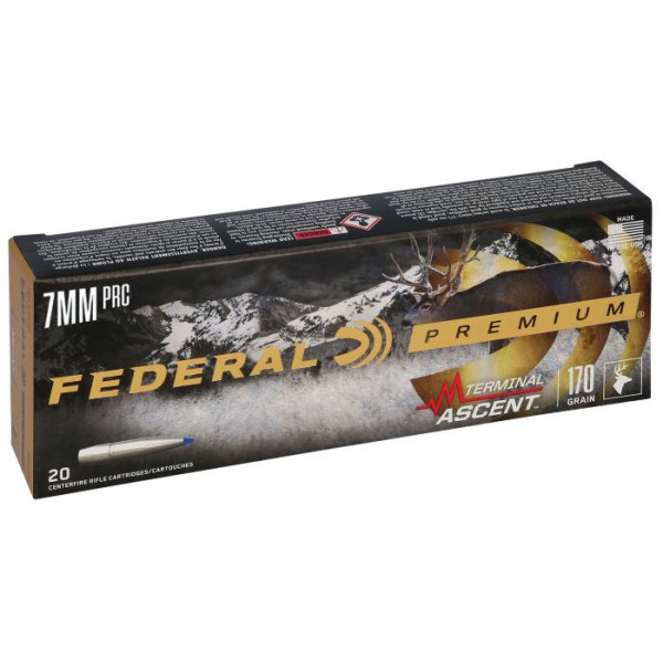Munitions Federal Premium cal 7 PRC - 170 grs Terminal Ascent x 20