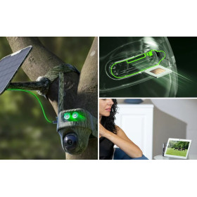 Caméra Reolink GO G450 – 4G sans fil 360° avec vision nocturne - avec panneau solaire autonome