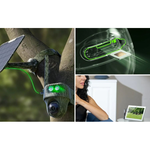 Caméra Reolink GO G450 – 4G sans fil 360° avec vision nocturne - avec panneau solaire autonome