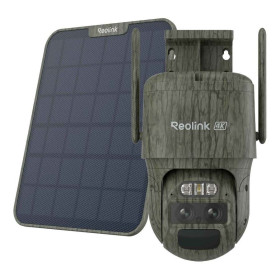 Caméra Reolink GO G770 –  4G sans fil à double objectifs avec suivi auto et zoom - avec panneau solaire autonome