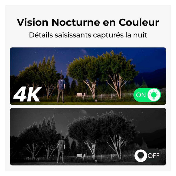 Caméra Reolink GO G770 –  4G sans fil à double objectifs avec suivi auto et zoom - avec panneau solaire autonome