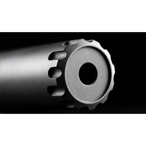Réducteur de son Bergara Mercury Ti30 Titane Cal.30 filetage : 5/8-24 Noir