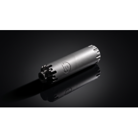 Réducteur de son Bergara Mercury Ti30 Titane Cal.30 filetage : 5/8-24 Noir