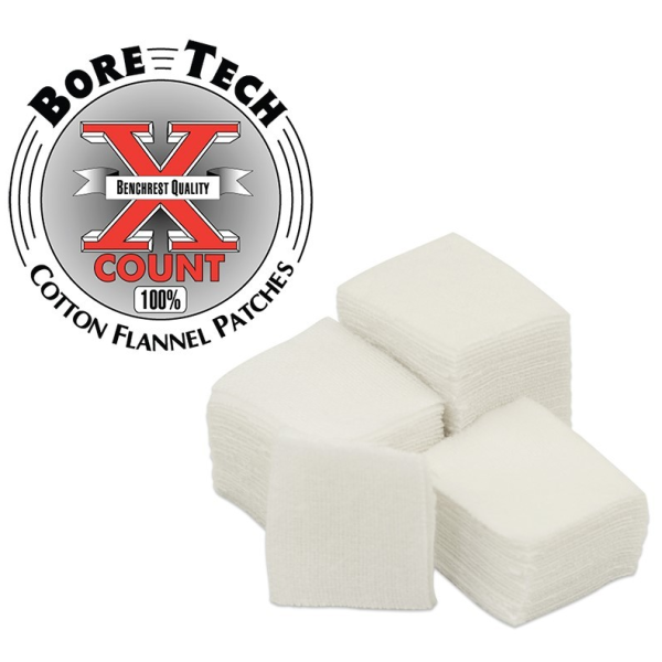 Patches de nettoyage BORETECH 1"1/8 carrés x 500 BORETECH