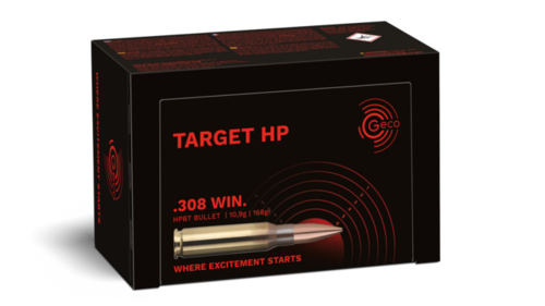 Munitions Geco Target HP cal 308 Win - 168 grs x 50