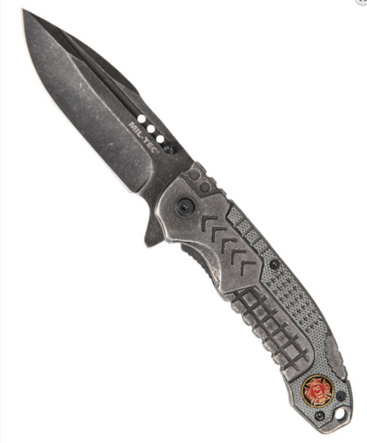 Couteau Mil-Tec Fire Stone Washed