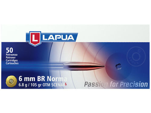Munitions Lapua cal 6 NBR - 105 grs Scenar L x 50
