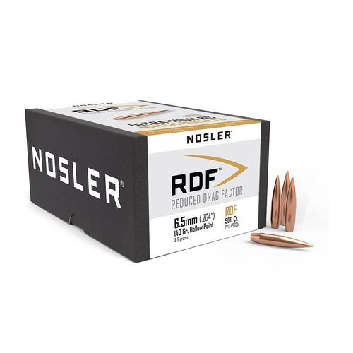 Balles Nosler RDF 6.5mm - 140 grs x 100
